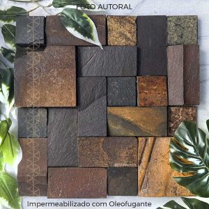 Iron Stone Screened Mosaic 5×5 5×10 10×10